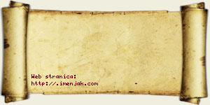 Andjelina Sandić vizit kartica